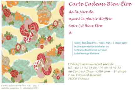 cadeau massage vannes reflexologie soins ayurvediques
